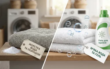 Прання у жорсткій воді: як врятувати речі та пральну машину