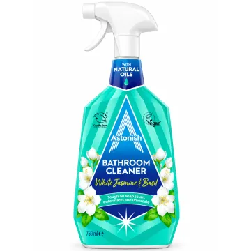 Засіб для чищення ванної кімнати Astonish Bathroom Cleaner White Jasmine & Basil, 750 мл