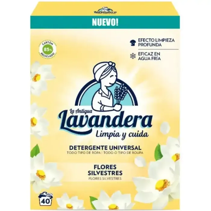 Пральний порошок Lavandera Flores Silvestres, 2.2 кг (40 прань)