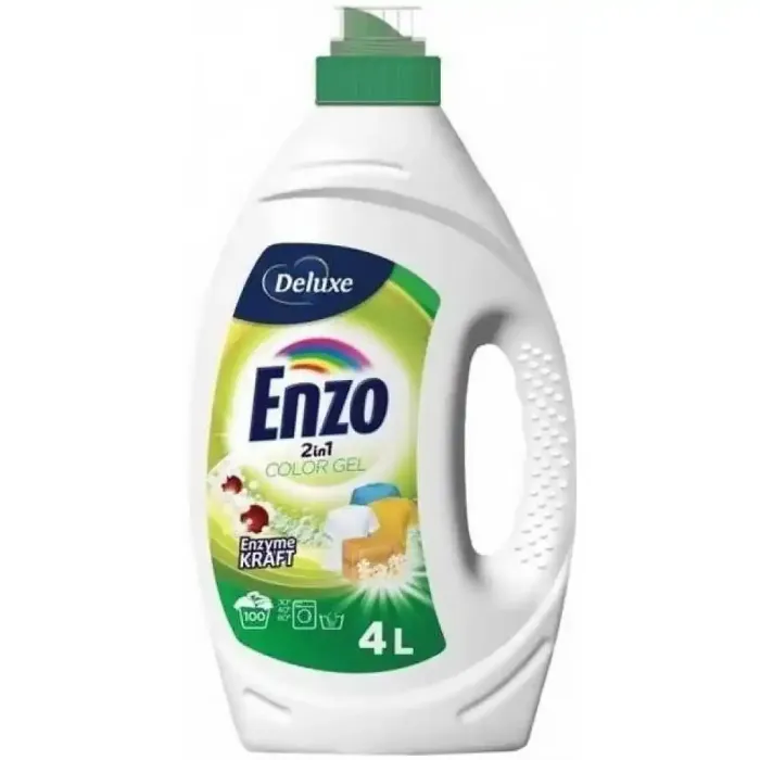 Гель для прання Enzo Deluxe Color, 4000 мл (100 прань)