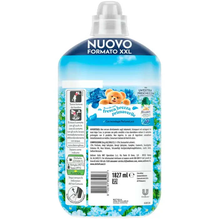 Кондиціонер для білизни Coccolino Fresh Aria di Primavera, 1.827 л (87 прань)
