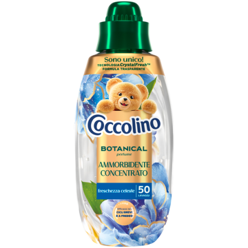Концентрований кондиціонер для білизни Coccolino Freschezza Celeste, 750 мл (50 прань)