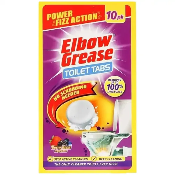 Таблетки для чищення унітазу Elbow Grease Berry Blast, 10 шт