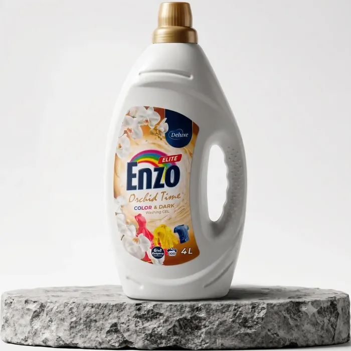 Гель для прання кольорового та темного Enzo Elite 6in1 Orchid Time Color, 4 л (100 прань)