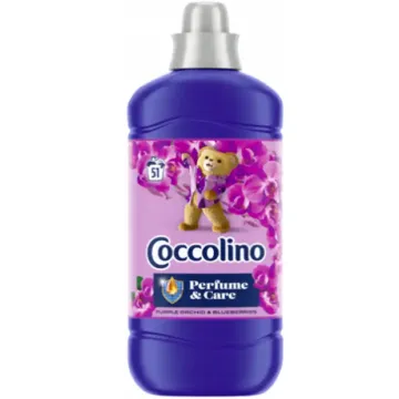 Кондиціонер для білизни Coccolino Purple Orchid & Blueberry, 1.275 л (51 прання)