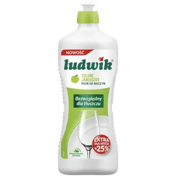 Засіб для миття посуду Ludwik Зелене Яблуко, 900 мл