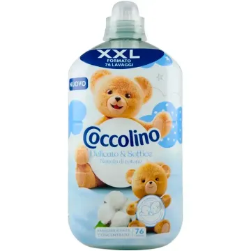 Кондиціонер для білизни Coccolino Delicato & Soffice, 1750 мл (76 прань)