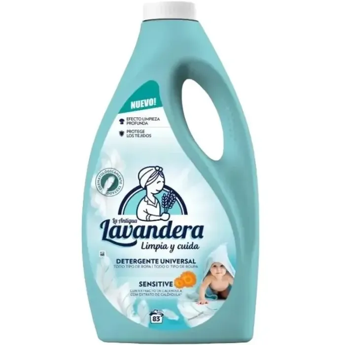 Гель для прання Lavandera Sensitive, 83 прання (2.49 л)