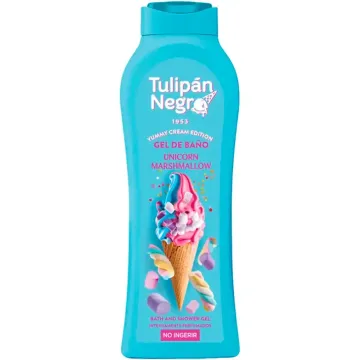 Гель для душу парфумований Tulipan Negro Yummy Cream Зефірний єдиноріг, 650 мл