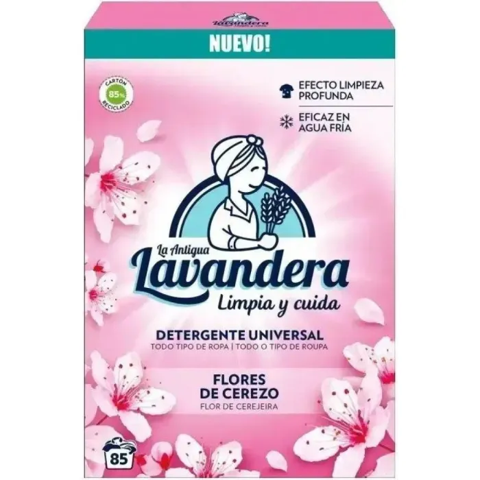 Універсальний пральний порошок Lavandera Flores De Cerezo 4.675 кг (85 прань)