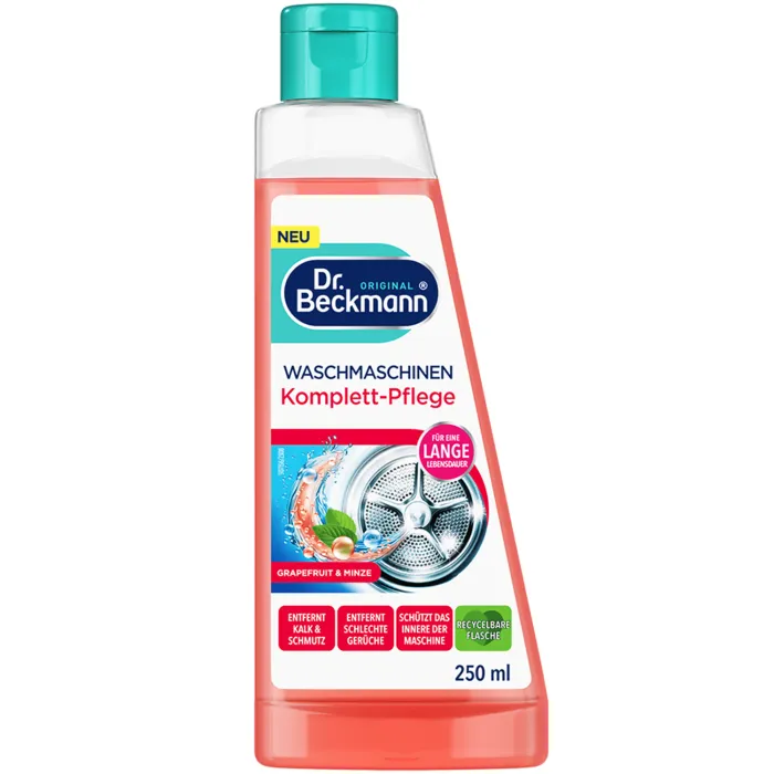 Комплексний засіб для очищення пральної машини Dr. Beckmann Grapefruit & Minze, 250 мл