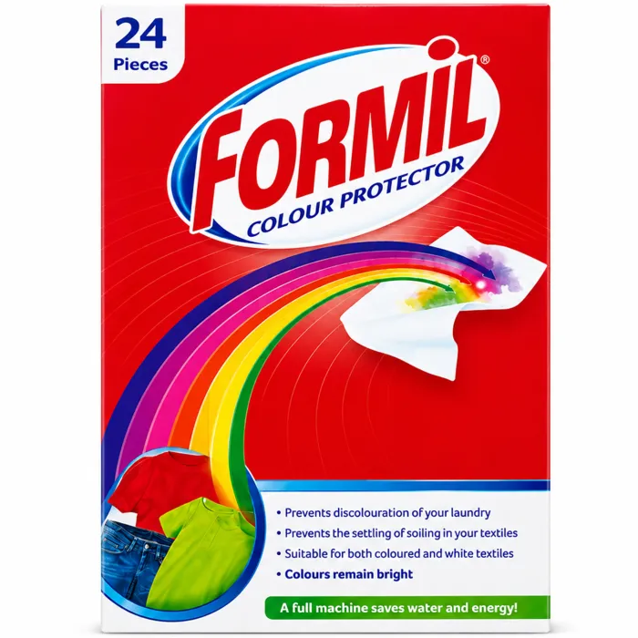 Серветки-пастки для кольору Formil Colour Protector проти фарбування тканин, 24 шт