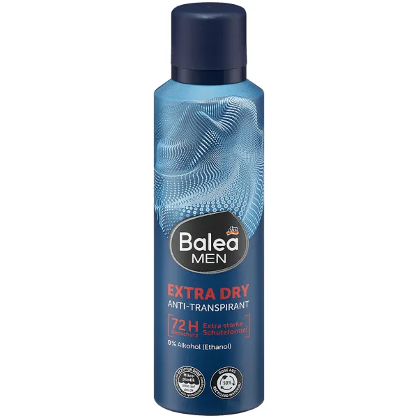 Чоловічий дезодорант-антиперспирант Balea Men Extra Dry, 200 мл