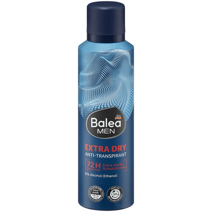Чоловічий дезодорант-антиперспирант Balea Men Extra Dry, 200 мл