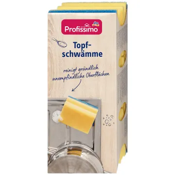 Губки для кухні DM Profissimo Topfschwämme для стійких до подряпин поверхонь, 6 шт