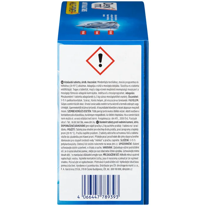 Таблетки від накипу для пральної машини Denkmit Anti-Kalk Tabs Multi-Power 4, 60 шт.