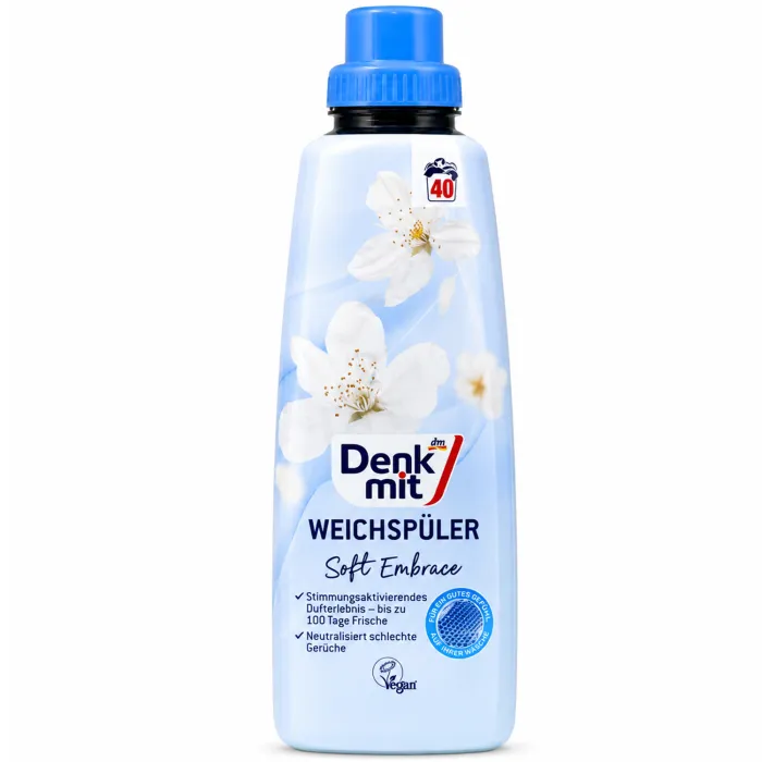Кондиціонер для білизни Denkmit Soft Embrace, 1 л (40 прань)