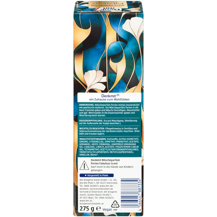 Парфум для прання в гранулах Denkmit Fabulous Scent, 275 г