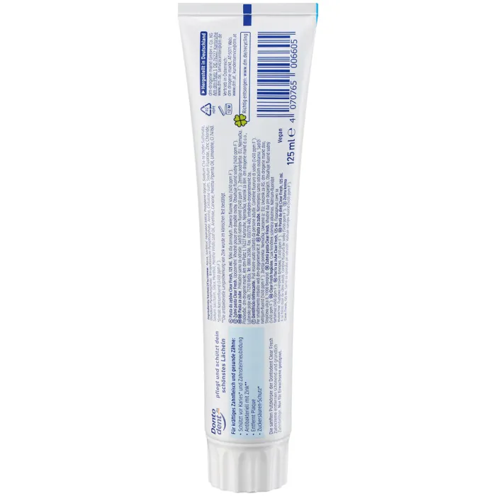 Зубна паста Dontodent Clear Fresh, 125 мл