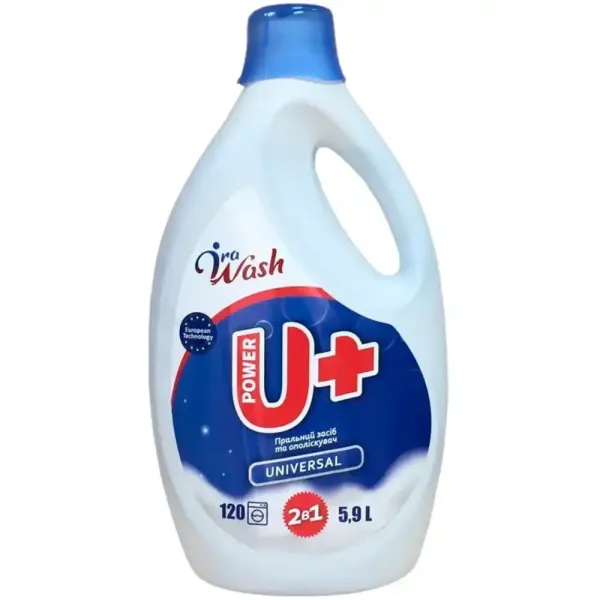 Гель для прання універсальний Ira Wash U+ Universal, 5.9 л (120 прань)