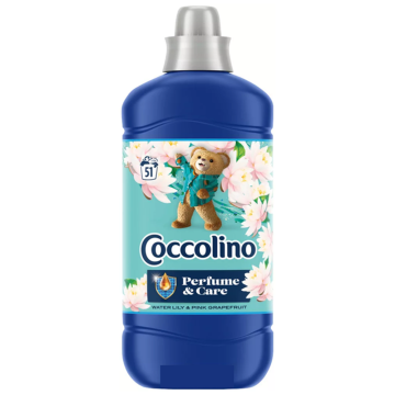Кондиціонер для білизни Coccolino Water Lily & Pink Grapefruit, 1.275 л (51 прання)