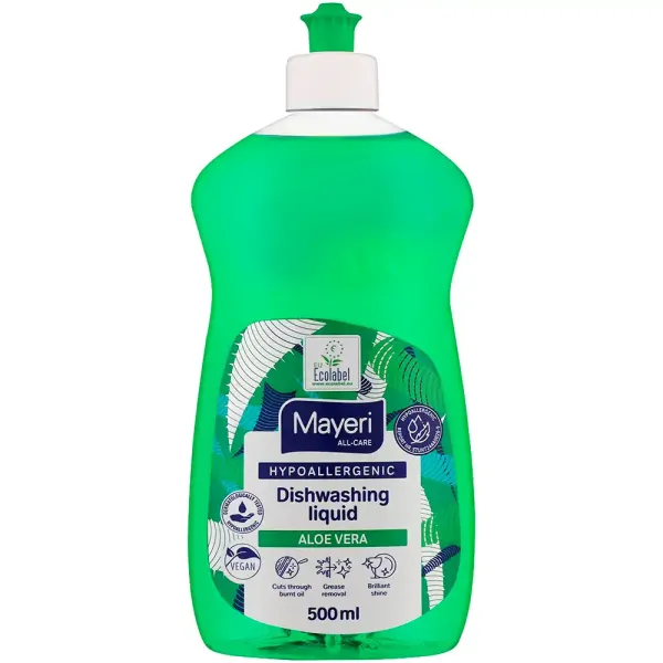 Гель для миття посуду гіпоалергенний Mayeri Aloe Vera, 500 мл