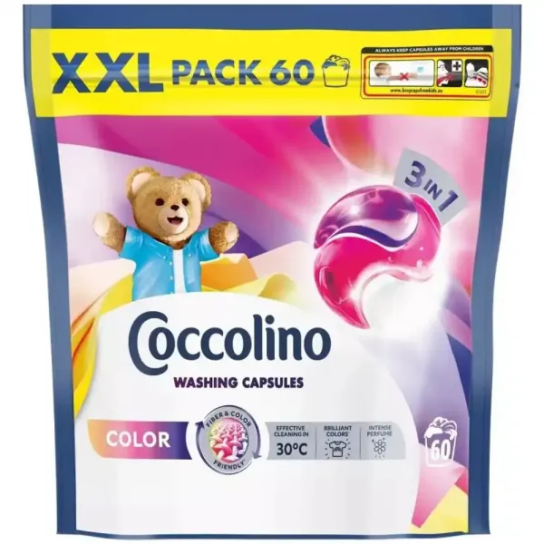 Капсули для прання Coccolino Color, 60 шт
