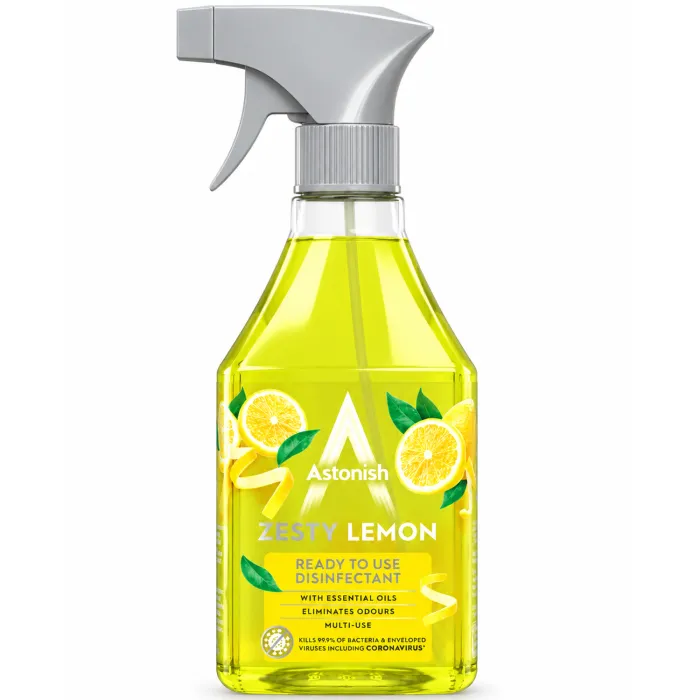 Дезінфікуючий спрей Astonish Ready to Use Disinfectant Zesty Lemon, 550 мл