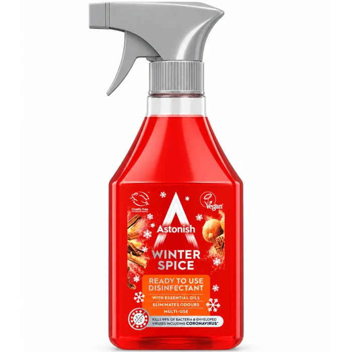 Універсальний дезінфікуючий спрей Astonish Winter Spice, 550 мл