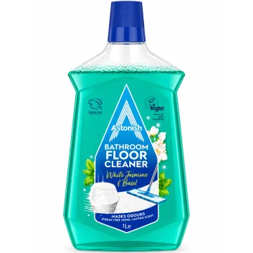 Засіб для миття підлоги Astonish Bathroom Floor Cleaner White Jasmine & Basil, 1 л