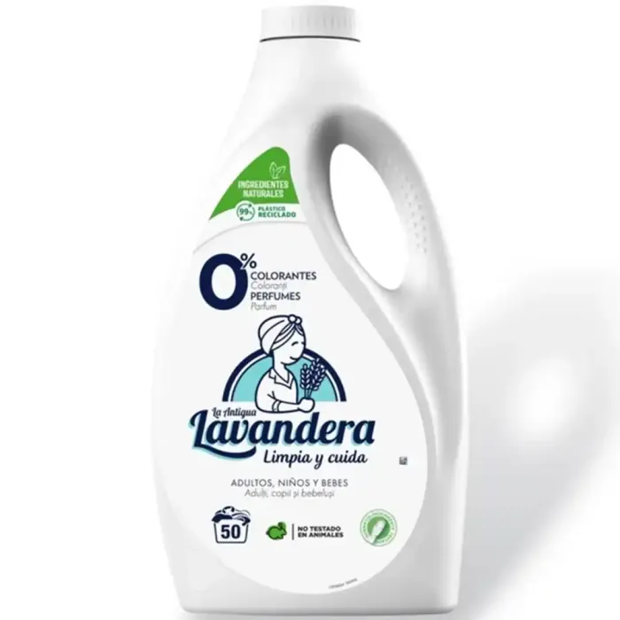 Гель для прання без аромату Lavandera Natural 2.5 л (50 прань)