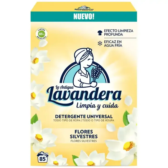 Пральний порошок Lavandera Flores Silvestres, 4,675 кг (85 прань)