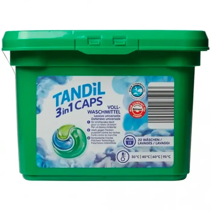 Капсули для прання Tandil Vollwaschmittel (22 шт)