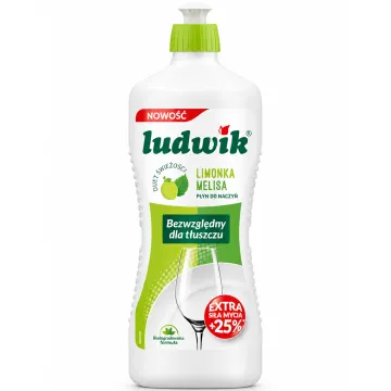 Засіб для миття посуду Ludwik Лайм з мелісою, 900 г
