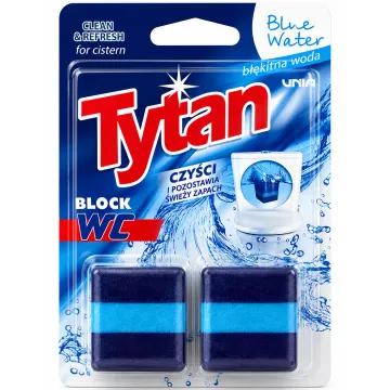 Таблетки для зливного бачка Tytan Blue Water, 2 × 50 г