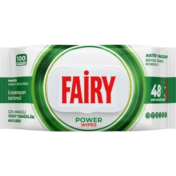 Вологі серветки для прибирання Fairy Power (100 шт)