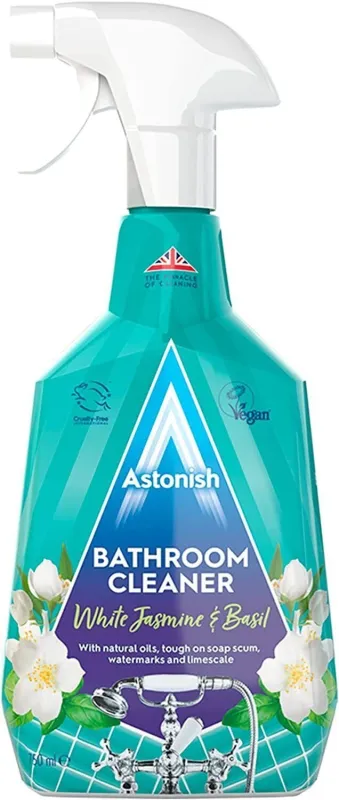 Засіб для ванної кімнати Astonish Bathroom Cleaner White Jasmine & Basil, 750 мл
