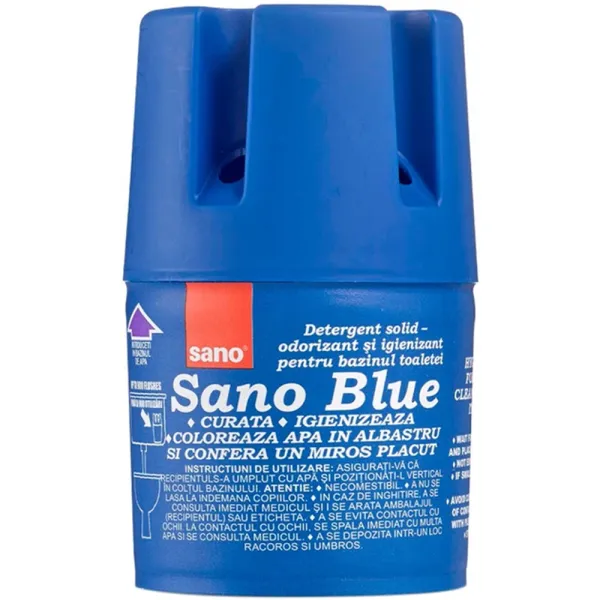 Sano Blue - блок у зливний бачок для чищення унітаза, 150 г