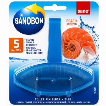 Туалетний блок для унітазу Sano Peach, 55 г