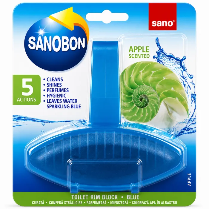 Підвісний туалетний блок Sano Sanobon Apple 5 в 1, 55 г