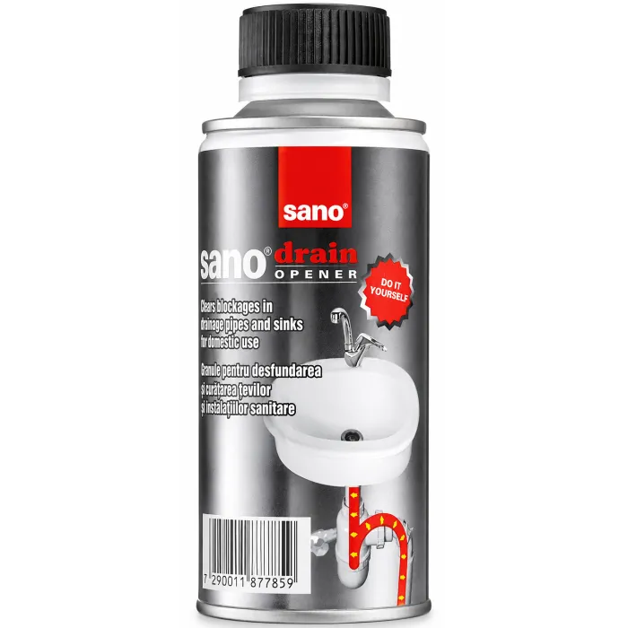 Гранули для прочищення каналізаційних труб Sano Drain, 200 г