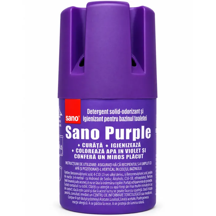 Блок для зливного бачка Sano Purple, 150 г