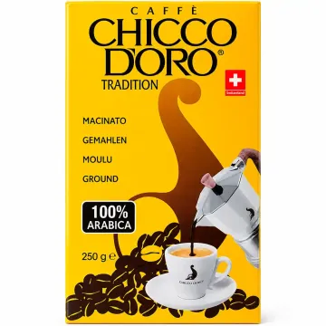 Кава мелена Chicco D’oro Тradition, 250 г (100% арабіка)