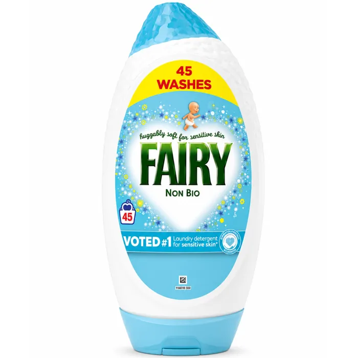 Гель для прання Fairy Non Bio для чутливої шкіри та дитячих речей, 1.485 л (45 прань)