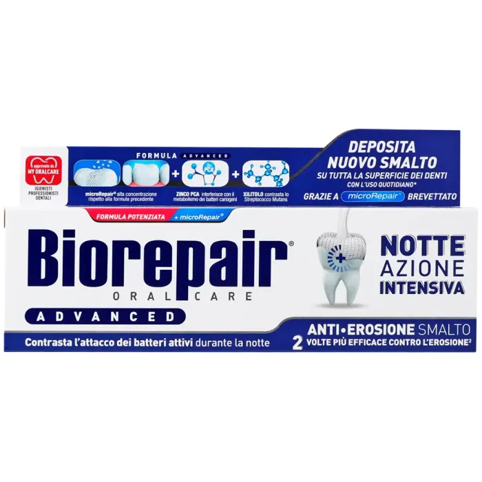 Зубна паста Biorepair Advanced Notte Azione Intensiva, 75 мл
