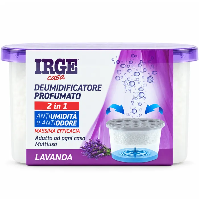 Поглинач вологи та запахів IRGE Lavanda з ароматом лаванди, 400 мл