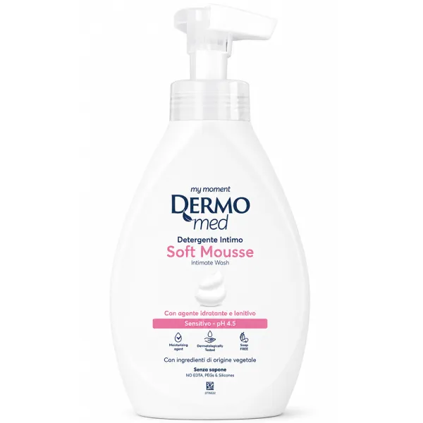 Гель-мус для інтимної гігієни Dermomed Soft Sensitive, 600 мл