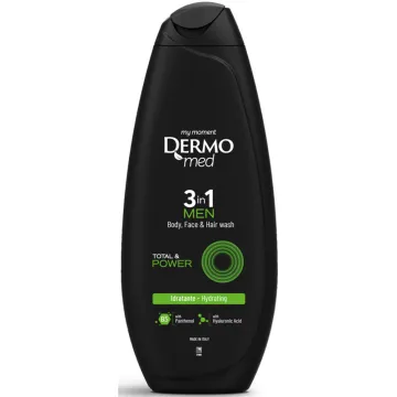 Гель для душу чоловічий Dermomed Total & Power, 450 мл