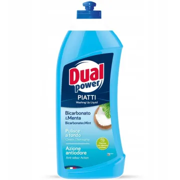 Засіб для ручного миття посуду Dual Power Bicarbonato e Menta, 1 л