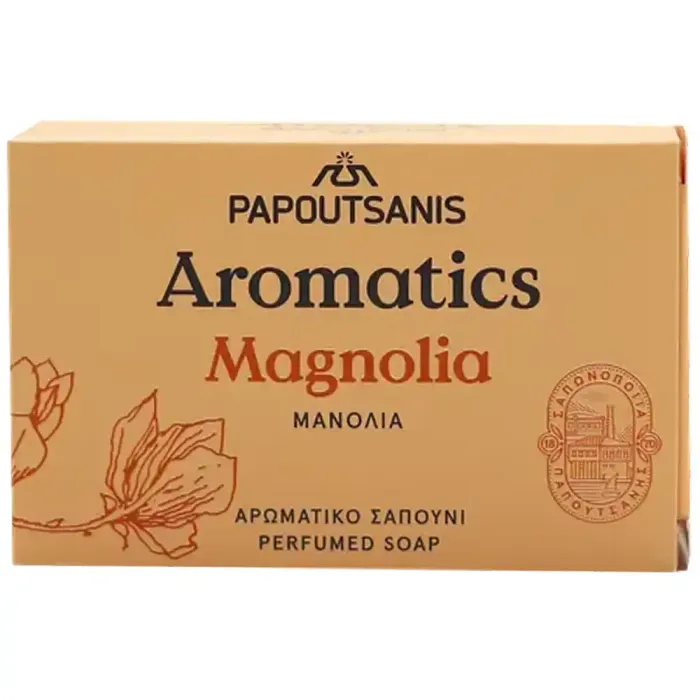 Тверде мило Papoutsanis Aromatics Magnolia, 100 г